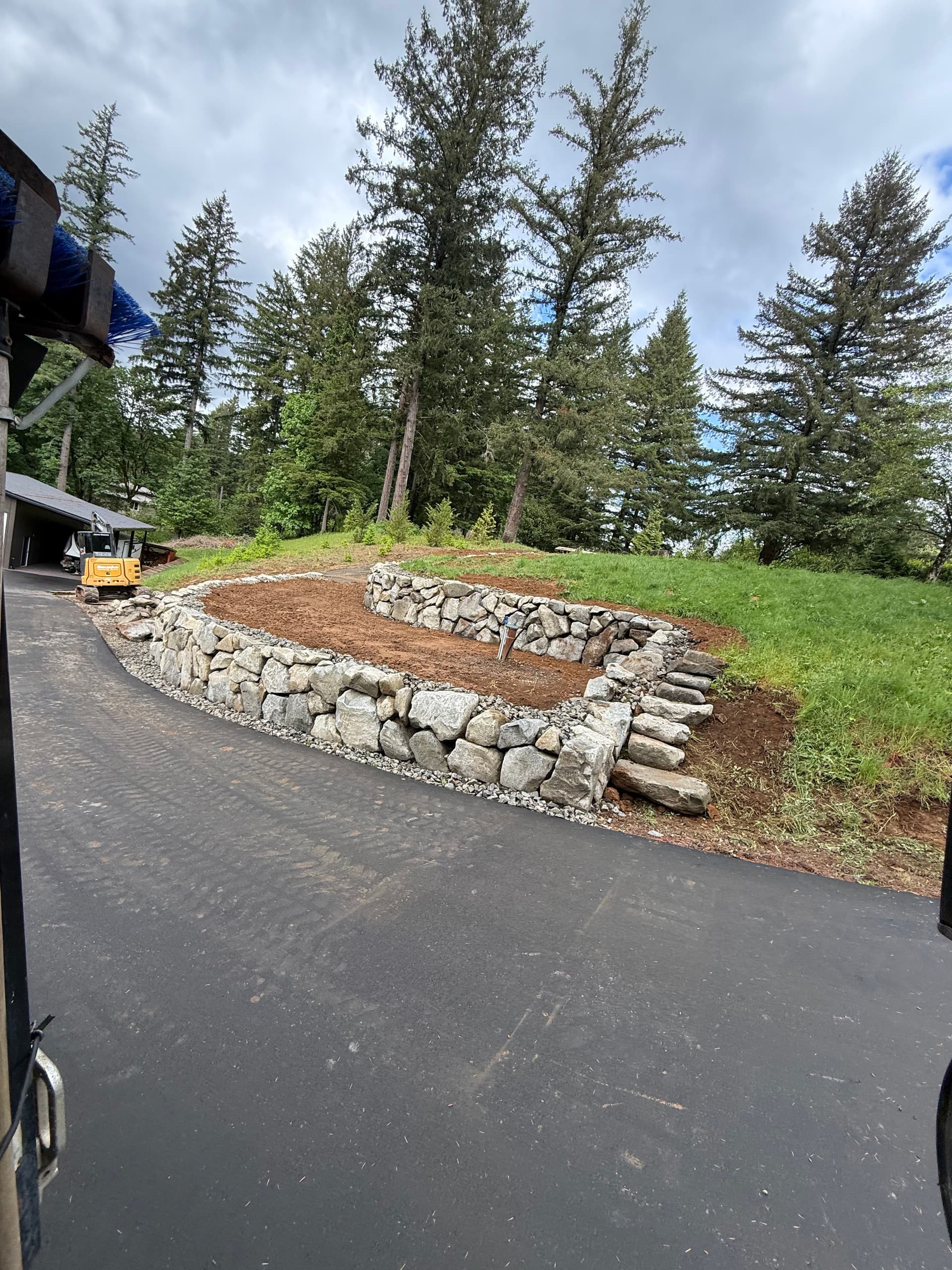 Big Boulder Rockery Wall Built to Hold and Look Good Doing It image