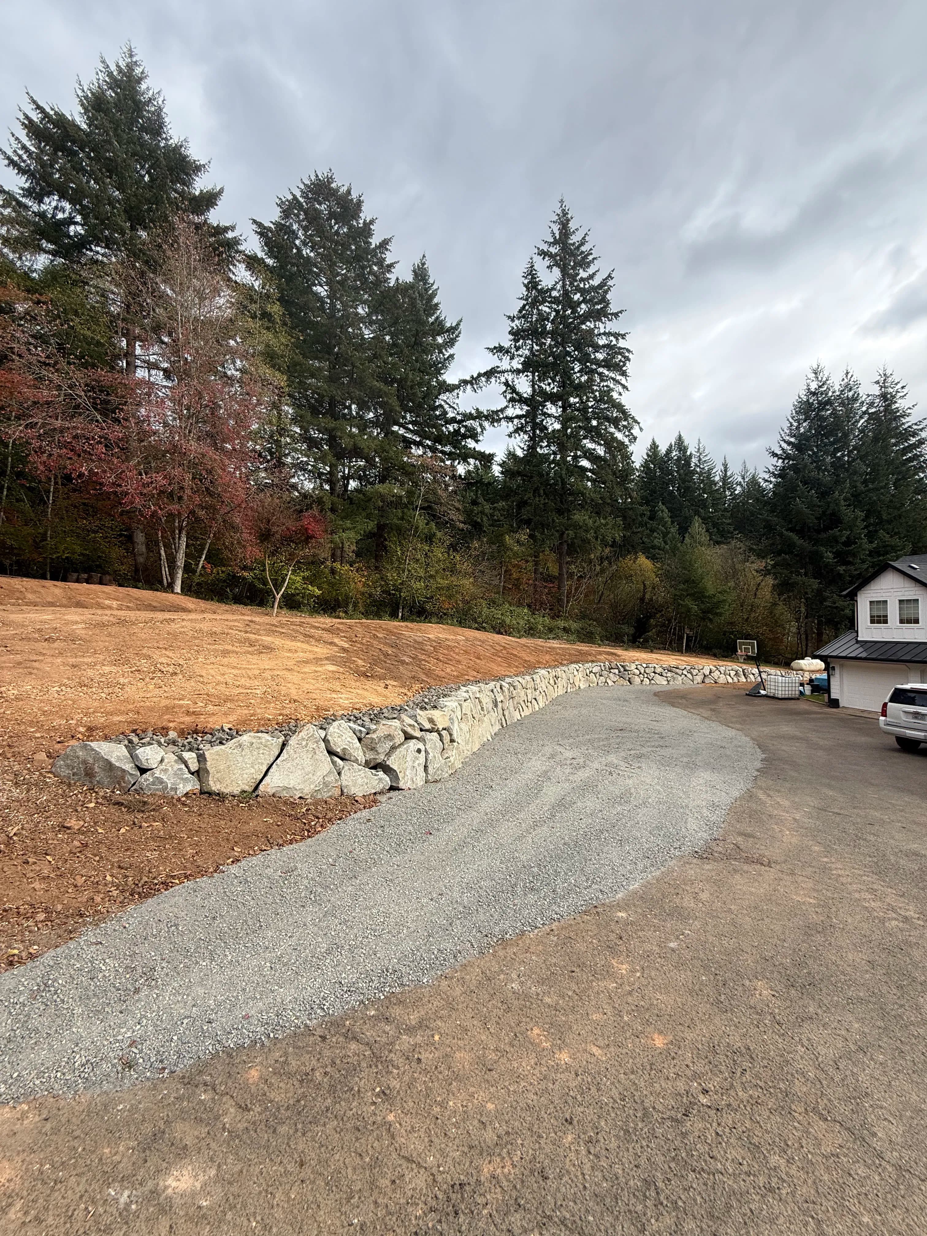 Project Rockery Wall and Land Grading Done Right image